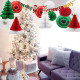 Premium Reusable Christmas Decoration Indoor Garland, Banner, Honeycomb Balls