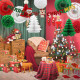 Premium Reusable Christmas Decoration Indoor Garland, Banner, Honeycomb Balls