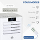 10000 BTU Air Conditioning Unit, 3-in-1 Portable Air Conditioner, Dehumidifier, Cooling Fan with Remote Control, LED Display, 2 