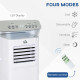 7000 BTU Air Conditioning Unit, 3-in-1 Portable Air Conditioner, Dehumidifier, Cooling Fan with 2 Speeds, 24H Timer, Remote Cont