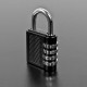 4 Digit Combination Padlock in Black