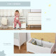 2 In 1 Wooden Toy Box, Seat Storage Bench, Storage Chest Cabinet Organiser, with Safety Pneumatic Rod