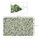 Outsunny 2pc Expanding Garden Trellis, 2 x 1m Faux Decorative Privacy Fence with Artificial Leaves, Privacy Screen Greenery Wall