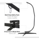 Outsunny Hanging Hammock Stand Hammock Chair Stand C Stand Steel Heavy Duty Stand for Hanging Hammock Air Porch Swing Chair Indo