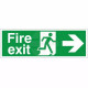 Fire Exit Arrow Right Sign