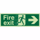 Fire Exit Arrow Right Sign