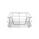 3 x KuKoo Kitchen Pull Out Storage Baskets – 400mm Wide Cabinet