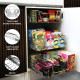 5 x KuKoo Kitchen Pull Out Storage Baskets – 400mm Wide Cabinet