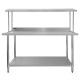 6ft Catering Bench With Single Over-Shelf