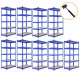 9 x T-Rax Blue Metal Racking Units 90cm x 45cm x 180cm