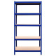 9 x T-Rax Blue Metal Racking Units 90cm x 45cm x 180cm