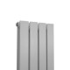 Designer Flat Panel Radiators Gloss White 1800mm x 280mm