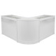 Fusion Brilliant White Shop Counter &amp; Retail Display Set