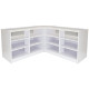 Fusion Brilliant White Shop Counter &amp; Retail Display Set