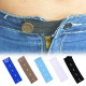 Adjustable Elastic Waist Extenders with Button Waistband Expander Set for Jeans Pant Shorts Trousers - Sky Blue