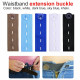 Adjustable Elastic Waist Extenders with Button Waistband Expander Set for Jeans Pant Shorts Trousers - Sky Blue