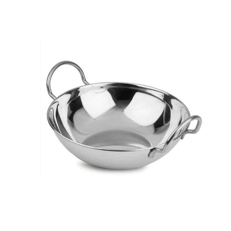 Stainless Steel Curry Indian Food Serving Dish with Handle 15cm