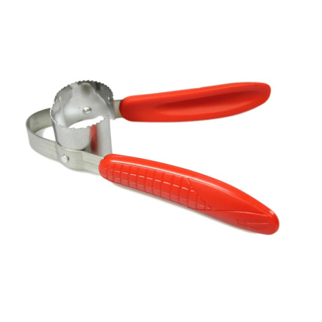 One Step Corn Peeler Thresher Tool Cob Kerneler Cutter Stripper for Kitchen - Red