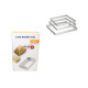 3 Piece Rectangle Cake Baking Mould Stainless Steel Cake Baking Tool