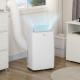 12000 BTU Air Conditioning Unit, 3-in-1 Portable Air Conditioner, Dehumidifier, Cooling Fan with 3 Speeds, Remote Control, LED D