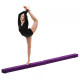 2.4M 8FT Gymnastics Folding Balance Beam Home Gym Training Exercise Sports - Purple