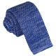 Melange Plain Speckled Knitted Skinny Tie