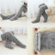 Soft Fluffy Sock Slipper Plush Cozy Socks Fuzzy Winter Socks for Women - Deep Grey