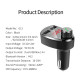 G13 Car Bluetooth MP3 Music Player Dual USB Hands-Free Call FM Transmitter