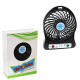 Mini Portable Multi Colour Rechargeable USB Powered Ventilator Cooling Fan - Black