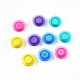 Assorted Colour Fridge Suction Magnets Stationery 30mm 10 Pack