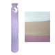 Long Hot Water Bottle with Fleece Cover for Waist Warmer - Random Colour