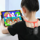 Hunchback Vibration Reminder Hanging Neck LCD Display Sitting Posture Reminder for Children Back Correction - Orange