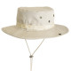 Boonie Sun Hat Bucket Cargo Safari Bush Summer Fishing Hat for Men and Women - Light Beige