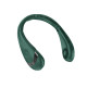 5000mAh Wearable Portable Silent Neck Fan, Powerful Power Cooling Hanging Neck Bladeless Fan, 3 Speeds - Green