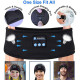 Wireless Bluetooth Headband Sleeping Eye Mask Headphones Headset Music Sports - Black