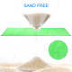 Waterproof Magic Sand Free Beach Mat 150 x 200cm Sand Blanket Mat for Picnic Camping - Green