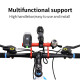 Bike Handlebar Extender Bracket for Clamp Speedometer Headlight GPS Phone Holder with Hex wrench - Red