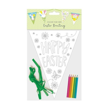 Easter Colour Your Own Bunting