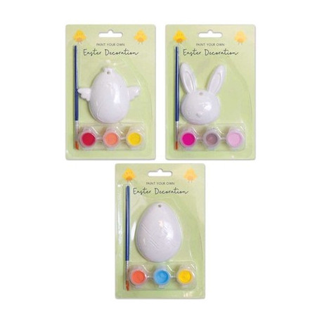 Assorted Easter Paint Your Own Hanging Decoration