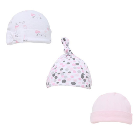 Soft Touch - Girls Bunny 3 Pack Hats