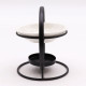 Ceramic &amp; Metal Round Stand