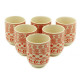 6x Herbal Tea Cups - Amber