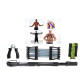 4 Pcs Training Workout Set Handgrips Jump Rope Chest Expander Power Twister