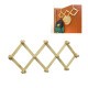 Wooden Diamond Style Door Wall Hook Coats Jackets Hanger 10 Studs