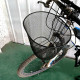 Bicycle Wire Mesh Basket Front Detachable Basket with Hooks - Black