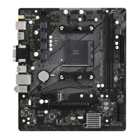 Asrock A520M-HVS, AMD A520, AM4, Micro ATX, 2 DDR4, VGA, HDMI, M.2