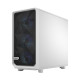 Fractal Design Meshify 2 RGB (White TG) Gaming Case w/ Light Clear Glass Window, E-ATX, Angular Mesh Front, 4 RGB Fans, Fan Hub,