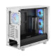 Fractal Design Meshify 2 RGB (White TG) Gaming Case w/ Light Clear Glass Window, E-ATX, Angular Mesh Front, 4 RGB Fans, Fan Hub,