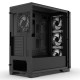 Vida Aquilon Black ARGB Gaming Case w/ Glass Window, E-ATX, 4x ARGB Fans, 6-Port PWM ARGB Fan Hub, Mesh Front