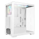 Vida Vetro White ARGB Gaming Case w/ Glass Front &amp; Side, ATX, 3x ARGB Fans, 6-Port PWM ARGB Fan Hub